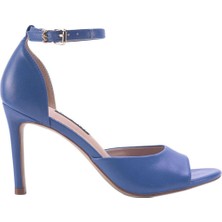 Nine West Perra 3fx Mavi Kadın Topuklu Sandalet