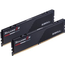 Gskıll Ripjaws S5 Siyah DDR5-6000MHZ CL36 64GB (2X32GB) Dual (36-36-36-96) 1,35V