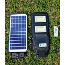 100 Watt Birinci Kalite Güneş Enerjili Solar Sokak Armatürü - Çok Yüksek Işıklı Solar Sokak Lambası