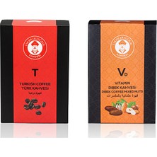 Tarihi Ertuğrul Kahvesi Türk Kahvesi Kutu 200 gr & Vitamin Dibek Kahvesi Kutu 200 gr x 2’li Set