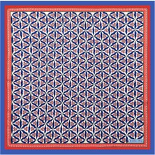 Bursa İpek Saks Çintemani Desen Ipeksi Mendil