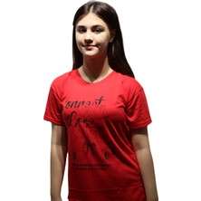 İnci İç Giyim İNCI3018 Kadın Kısa Kol Yuv.yaka Pamuklu Capri Pijama Takımı