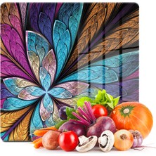 Decovetro Cam Kesme Tahtası Kare Çiçek Kanat Desenli 30X30 cm