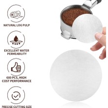 Passing Espresso Kahve Makinesi Için Kahve Kağıt Filtresi, 600 Adet Ağartılmamış Espresso Filtre Puck Ekran Portafilter Kağıdı 51MM (Yurt Dışından)