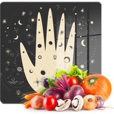 Decovetro Cam Kesme Tahtası Kare My Kitchen Horoscope Desenli 30X30 cm