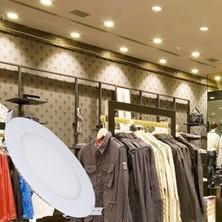 Helios Opto 15W Sıva Altı Yuvarlak Panel 6500K Beyaz Işık Hs 1004