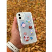 SPHONE Apple iPhone 11 Kılıf 3D Kabartmalı Emoji Ayıcık Kalp Kelebek Rıch Gırl Yazılı Cool Aşko Kreasyon