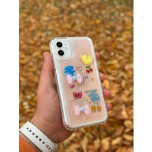 SPHONE Apple iPhone 11 Kılıf 3D Kabartmalı Emoji Ayıcık Kalp Kelebek Rıch Gırl Yazılı Cool Aşko Kreasyon