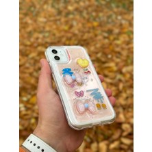 SPHONE Apple iPhone 11 Kılıf 3D Kabartmalı Emoji Ayıcık Kalp Kelebek Rıch Gırl Yazılı Cool Aşko Kreasyon