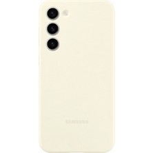 Samsung Galaxy S23 Plus Silikon Kılıf - Krem