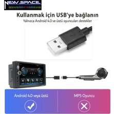 New Space Audıo DVR-001 Araç Içi Dvr Kayıt Kamerası-Her Türlü Androıd Ekrana Uyumlu