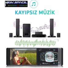 New Space Audıo 4012B-MP5 4 Inç Ekran-Mirror LİNK-BLUETOOTH-AUX-USB-VİDEO-800X480-HER Model Araca Uygun