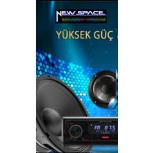 New Space Audıo 720-MP3 Uzun Beden-Usb-Bluetooth-Aux-4 Ses Çıkış-Fm Radyo-Her Model Araca Uygun