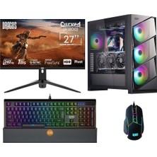 Dragos DRX6111 Ryzen 7 5700X 16GB Ram 1tb M.2 Nvme SSD 8gb RTX4060 Ekran Kartı 27 Inç 240Hz Curved Monitör Freedos Oyuncu Bilgisayarı