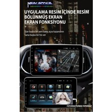 New Space Audıo 360-CM 360 Derece Dönebilen Android Ekran-4ç-Carplay-2+32-Rds-Ips-Her Model Araca Uygun