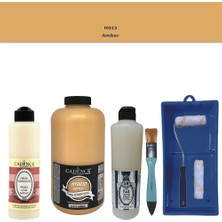 Cadence Banyo Mutfak-Cadence Multi H-013 Amber 2000ML Parlak Yüzey Ast. 500ML Taş Vernik 500ML Satenruloset