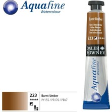 Daler Rowney Aquafine 8 ml 223 Burnt Umber Tüp Sulu Boya Renkli Kırtasiye Ürünü