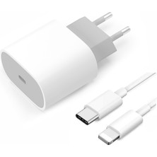 Boğazören Apple Uyumlu Hızlı Şarj Aleti 20 W - Adaptör ve Şarj Kablosu(Mfı 20W PD-3000 Mah Hızlı Şarj)