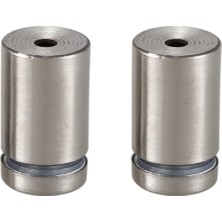 Passing 15 Adet 19MM x 30MM Duvara Montaj Donanımı Cam Standoff Çivi Gümüş Ton (Yurt Dışından)