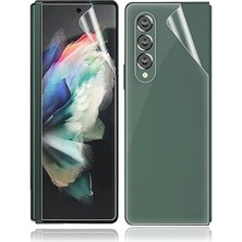 Microcase Samsung Galaxy Z Fold4 Hydrogel Esnek Ön Arka Koruma Filmi