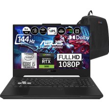 Asus Tuf Gaming F15 FX507ZC4 Intel Core I5 12500H 16GB 2tb SSD 4GB-RTX3050 15.6" Fhd 144Hz Freedos Taşınabilir Bilgisayar HN205F03+ Weblegelsin Çanta