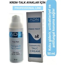 ADN Krem-Talk Ayaklar İçin, Koku Önleyici Ayak Kremi, Ayak Deodorantı Terleme Karşı,  Ayak Hastalıklarının Önlenmesi, 50 ml