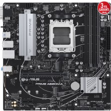 Asus Prıme A620M-A-Csm Amd A620 Am5 Ddr5 6400 Dp Hdmı Vga Çift M2 Usb3.2 Aura Rgb Matx (Prıme A620M-A-Csm) Anakart