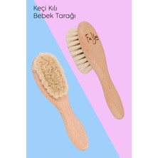 For You Gold %100 Keçi Kılı Doğal Bebek Saç Fırçası