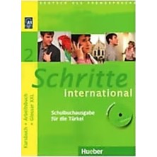 Hueber Schritte Int Tr 2 A1/2 Kursbuch ve Arbeitsbuch CD'li