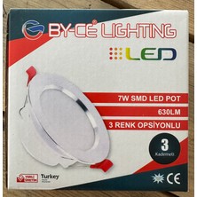 Byce 7 Watt Smd 3 Kademeli Spot