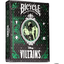 Bicycle® Disney Villains Oyun Kartları – Yeşil