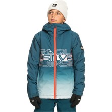 Quiksilver Mission Engineered Youth Erkek Çocuk Mavi Snowboard Ceketi