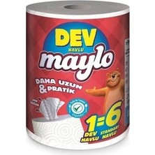 Maylo Kağıt Havlu Dev 6 Rulo 1 Arada (6'lı)
