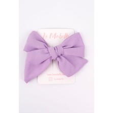 Le Mabelle Lila  Fiyonk Kız Çocuk Klips Toka