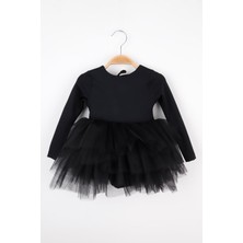 Le Mabelle Siyah  Tütü Etekli Kız Çocuk Balerin Elbise - Miranda