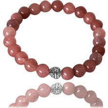 Tesbih Atölyesi Sertifikalı Güneş Taşı Bileklik - Gümüş Aparatlı