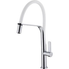 Teka - Fo 997 Fw - Yarı Profesyonel Mutfak Batarya - Krom / Beyaz - 62997020FW