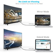 Choetech Çevirici Dönüştürücü Monitör Kablosu DVI Kablosu 4K@30Hz (6ft/1,8m) USB Tip CXCD-0018BK