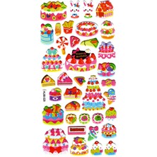 Limmy Sticker Kabartmalı Stiker Defter  Planlayıcı Etiket HL88 029 17 x 9 cm Sevi ml i Pasta Kawaii