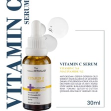 The Natural Ritualist 3'lü Cilt Bakım Serum Seti Hyaluronic Acid + C Vitamini + Collagen Serum