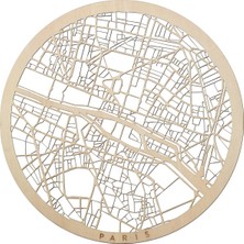 Paris Ahşap Şehir Haritası