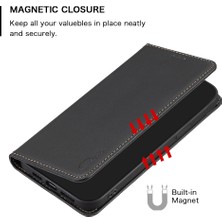 4U Sky Xiaomi Için BF18 Poco C55 4g/redmı 12C 4g Telefon Kapak Standı Pu Deri Kart Yuvaları Telefon Kılıfı Black (Yurt Dışından)