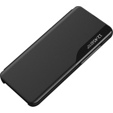 4U Sky Xiaomi Poco F5 Pro 5g/redmi K60 Pro 5G/K60 5g Cep Telefon Kılıfı Stand Pu Deri Kapak Pencere Black (Yurt Dışından)