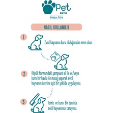 Pet Love Kediler ve Köpekler İçin Durulanmayan Köpük Şampuan Kurabiye & Vanilya 2X225 Ml