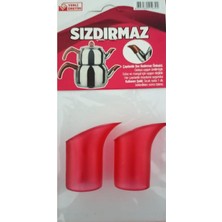 Tozlu Pazar Çaydanlık Sızdırmasını Önleyici Aparat Kırmızı Sızdırmatik 2 Paket