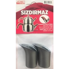 Tozlu Pazar Çaydanlık Sızdırmasını Önleyici Aparat Kırmızı Sızdırmatik 2 Paket