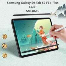 TEKNETSTORE Samsung Galaxy Tab S9 Fe Plus 12.4 Inç Magnetic (Mıknatıslı) Paperlike Kağıt Hissiyatlı SM-X610