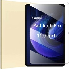 TEKNETSTORE Xiaomi Pad 6 / Pad 6 Pro 11 Inç Uyumlu Nano Kırılmaz Ekran Koruyucu Şeffaf Cam Koruyucu Tam Uyumlu