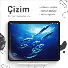 TEKNETSTORE Samsung Galaxy Tab S9 Fe Plus 12.4 Inç Uyumlu Paperlike Nano Kırılmaz Ekran Koruyucu Kağıt Hissli