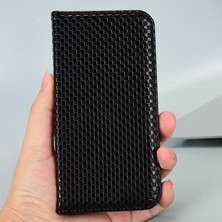 4U Sky Xiaomi 12S Ultra 5g Pu Deri Izgara Doku Folio Flip Flip Telefon Kılıfı Stand Cüzdan Manyetik Otomatik Kapak Kapağı Black (Yurt Dışından)